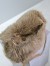 Saint Laurent Niki Large Shoulder Bag in Brown Shearling
