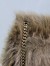 Saint Laurent Niki Large Shoulder Bag in Brown Shearling