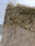 Saint Laurent Niki Oversized Shoulder Bag in Brown Shearling