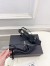 Saint Laurent Jerry Slingback Sandals 80 mm in Black Lambskin