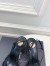 Saint Laurent Jerry Slingback Sandals 80 mm in Black Lambskin