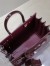 Saint Laurent Sac De Jour Nano Bag in Bordeaux Patent Calfskin