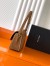Saint Laurent Solferino Small Shoulder Bag in Caramel Suede Leather