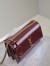 Saint Laurent Sunset Medium Chain Bag in Bordeaux Patent Calfskin