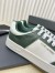 Saint Laurent Women's SL/61 Sneakers in Green and White Leather