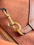 Saint Laurent Y Large Hobo Bag in Brown Calfskin