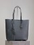 Saint Laurent North/South Shopping Bag in Grey Calfskin