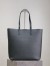 Saint Laurent North/South Shopping Bag in Grey Calfskin