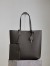 Saint Laurent North/South Shopping Bag in Light Musk Calfskin