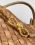 Bottega Veneta Andiamo Large Bag in Brown Suede Intrecciato Leather