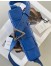 Bottega Veneta Cassett Bag In Cobalt Wrinkled Calfskin