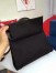 Hermes Herbag Zip PM 31cm Bag In Black Canvas