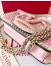 Valentino Small Loco Shoulder Pink Bag with Rhinestone Applique