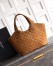Saint Laurent Icare Medium Tote Bag in Brown Suede Calfskin