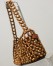 Saint Laurent Le 5 À 7 Hobo Bag in Brown Wood Beads