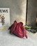 Loewe Flamenco Mini Clutch Bag in Red Nappa Calfskin