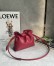 Loewe Flamenco Mini Clutch Bag in Red Nappa Calfskin