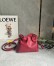 Loewe Flamenco Mini Clutch Bag in Red Nappa Calfskin