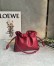 Loewe Flamenco Mini Clutch Bag in Red Nappa Calfskin
