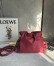 Loewe Flamenco Medium Clutch Bag in Red Nappa Calfskin