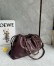 Loewe Large Flamenco Purse in Burgundy Nappa Lambskin