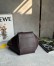 Loewe Hammock Flip Bag in Dark Chestnut Calfskin
