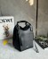 Loewe Hammock Flip Bag in Black Calfskin