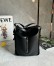 Loewe Hammock Flip Bag in Black Calfskin