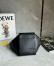 Loewe Hammock Flip Bag in Black Calfskin