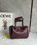 Loewe Madrid Small Bag in Burgundy Supple Calfskin
