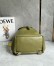 Loewe Flamenco Backpack in Olive Supple Calfskin