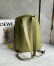 Loewe Flamenco Backpack in Olive Supple Calfskin