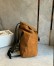 Loewe Flamenco Backpack in Brown Suede Calfskin