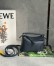 Loewe Puzzle Mini Bag in Navy Blue Soft Grained Calfskin 