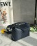 Loewe Puzzle Mini Bag in Navy Blue Soft Grained Calfskin 