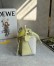 Loewe Puzzle Small Bag in Grey and Citrine Calfskin 