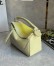 Loewe Puzzle Small Bag in Grey and Citrine Calfskin 