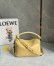Loewe Featherlight Puzzle Small Bag in Dark Butter Nappa Lambskin