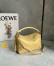 Loewe Featherlight Puzzle Small Bag in Dark Butter Nappa Lambskin