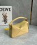 Loewe Featherlight Puzzle Small Bag in Dark Butter Nappa Lambskin