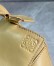 Loewe Featherlight Puzzle Small Bag in Dark Butter Nappa Lambskin