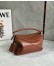 Loewe Featherlight Puzzle Small Bag in Pecan Nappa Lambskin