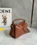 Loewe Featherlight Puzzle Small Bag in Pecan Nappa Lambskin