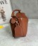 Loewe Featherlight Puzzle Small Bag in Pecan Nappa Lambskin