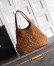 Saint Laurent Icare Medium Tote Bag in Brown Suede Calfskin