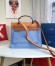 Hermes Herbag Zip PM 31cm Bag In Celeste Canvas