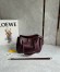 Loewe Madrid Small Bag in Burgundy Supple Calfskin