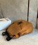 Loewe Flamenco Backpack in Brown Suede Calfskin