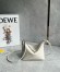 Loewe Puzzle Fold Pouch in White Nappa Calfskin 