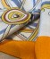 Hermes Beige/Orange Voitures en Equilibre Shawl 140 